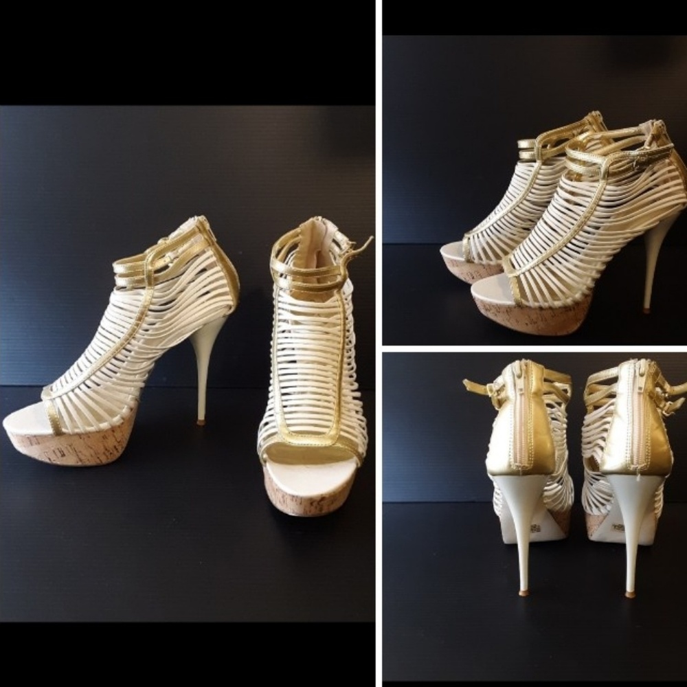 4.99 SHIP Platform stilettos heels